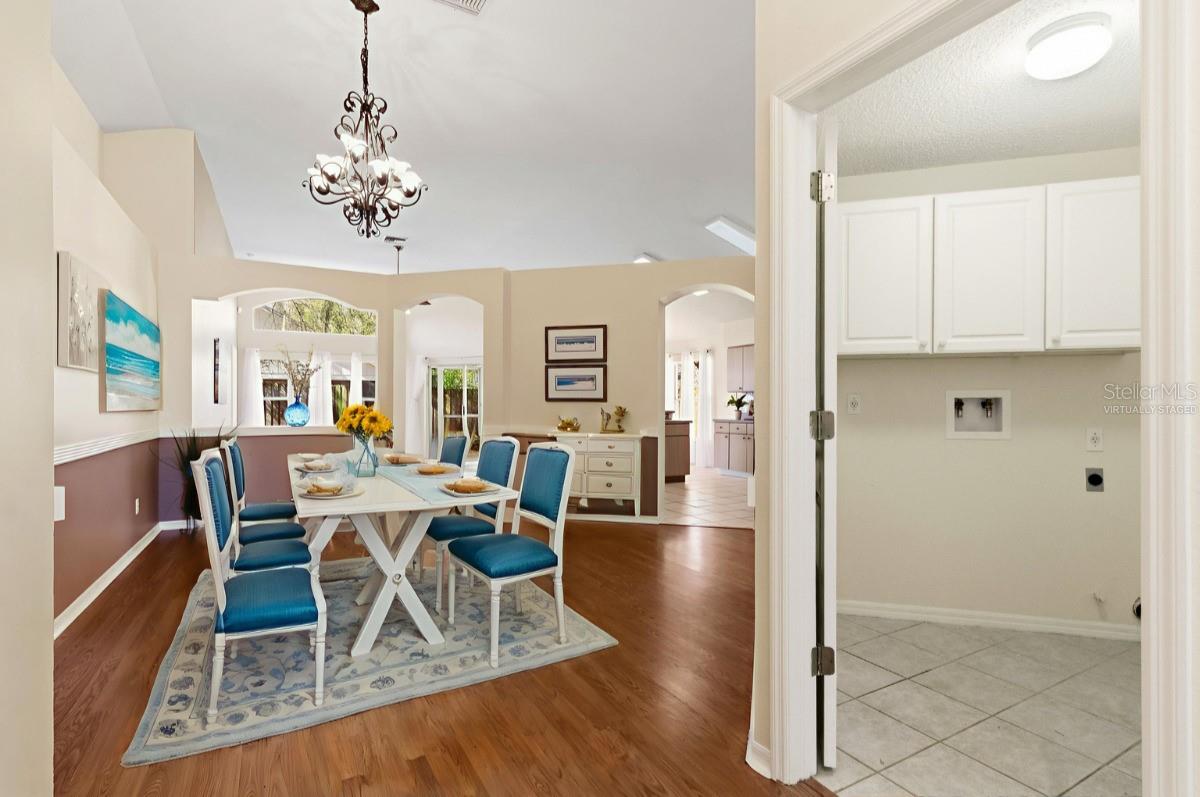 Virtually Staged Formal Dining