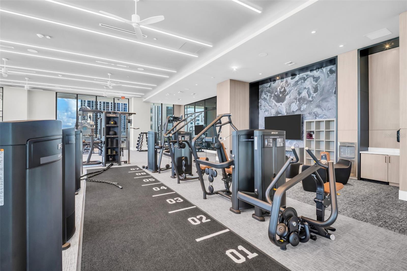 3,000 Sq Ft Fitness Center