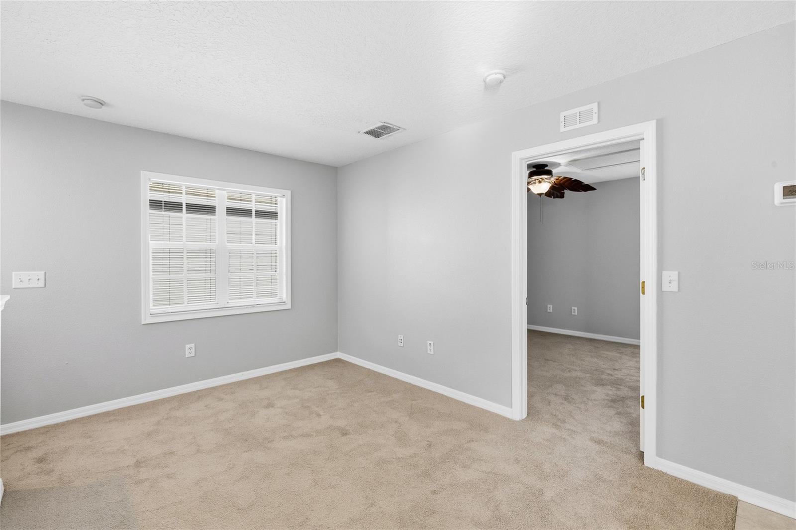 Garage Apartment Living looking into Bedroom