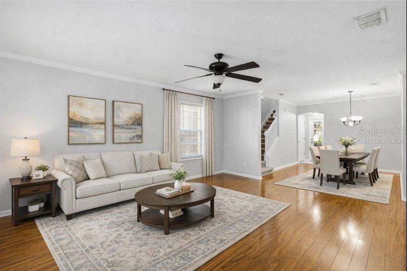 Living Room - Virtually Staged