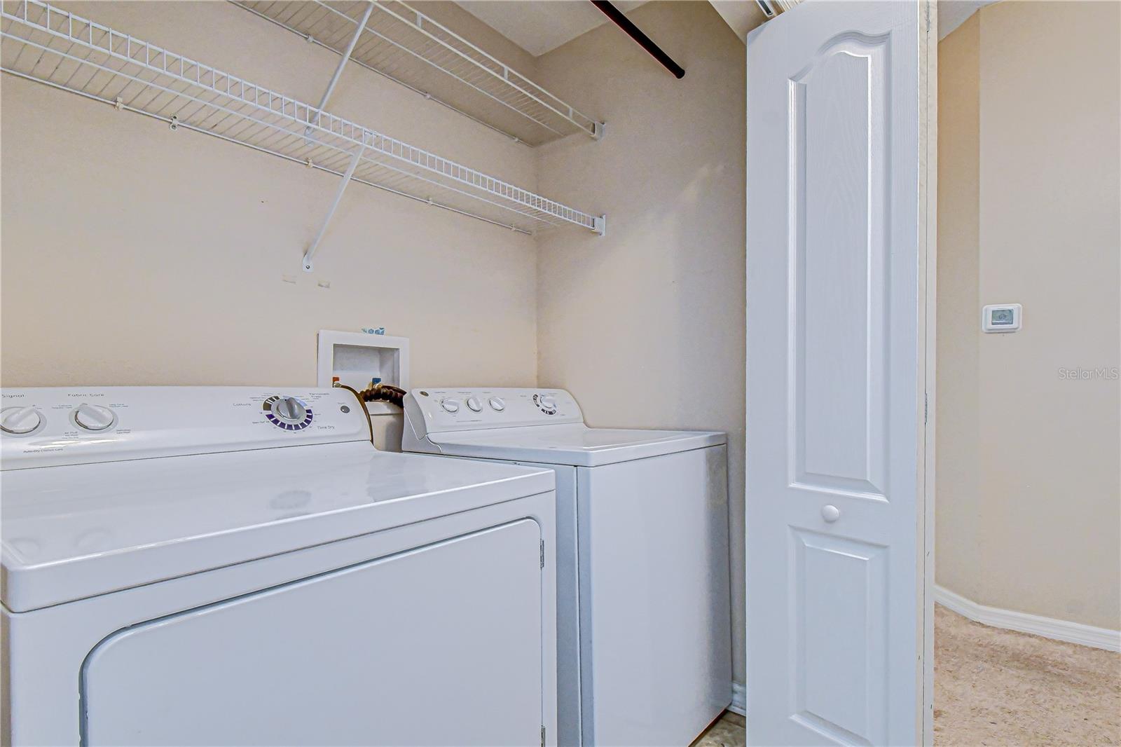 Upstairs laundry closet!