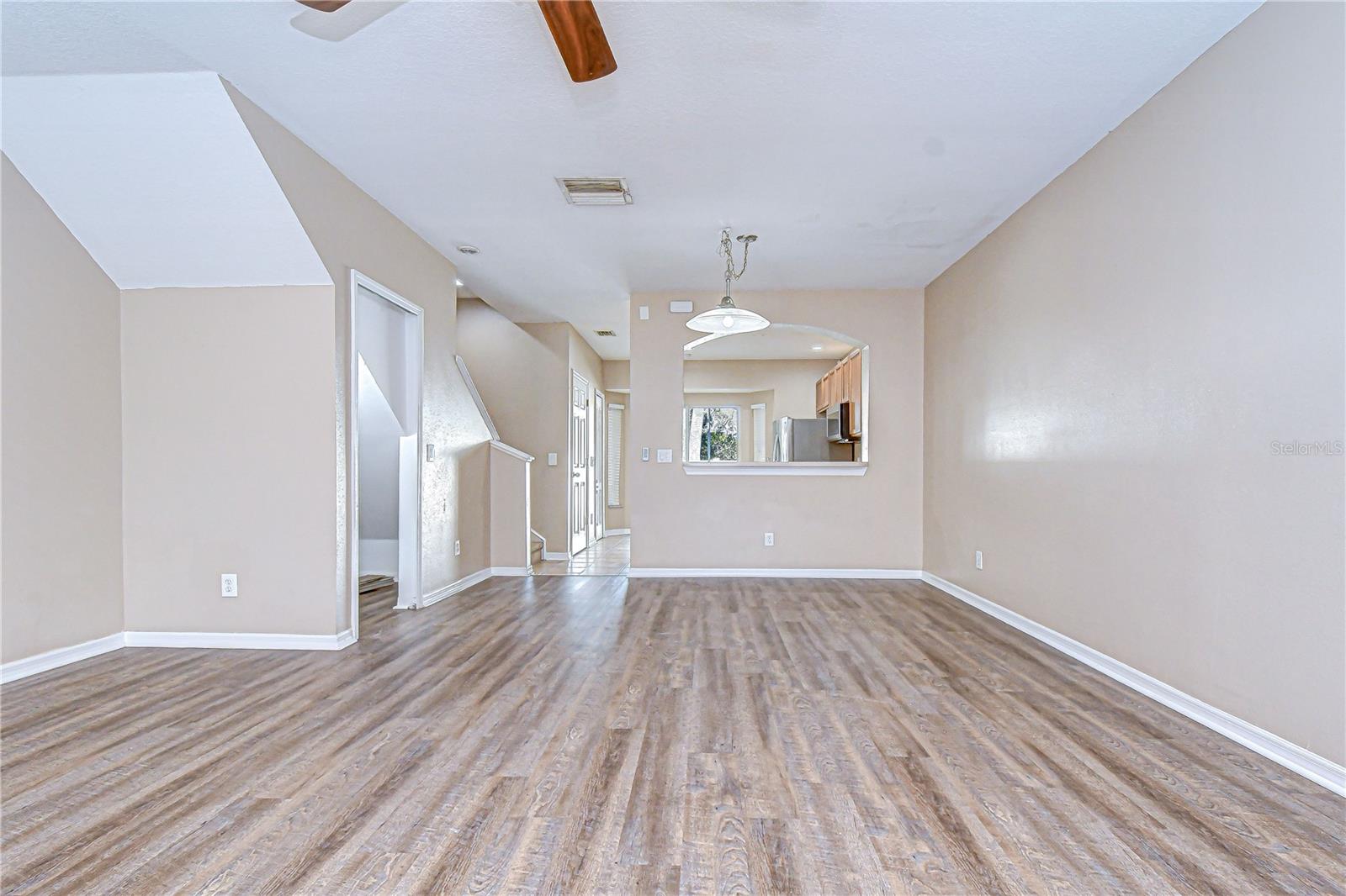 Open floor plan!