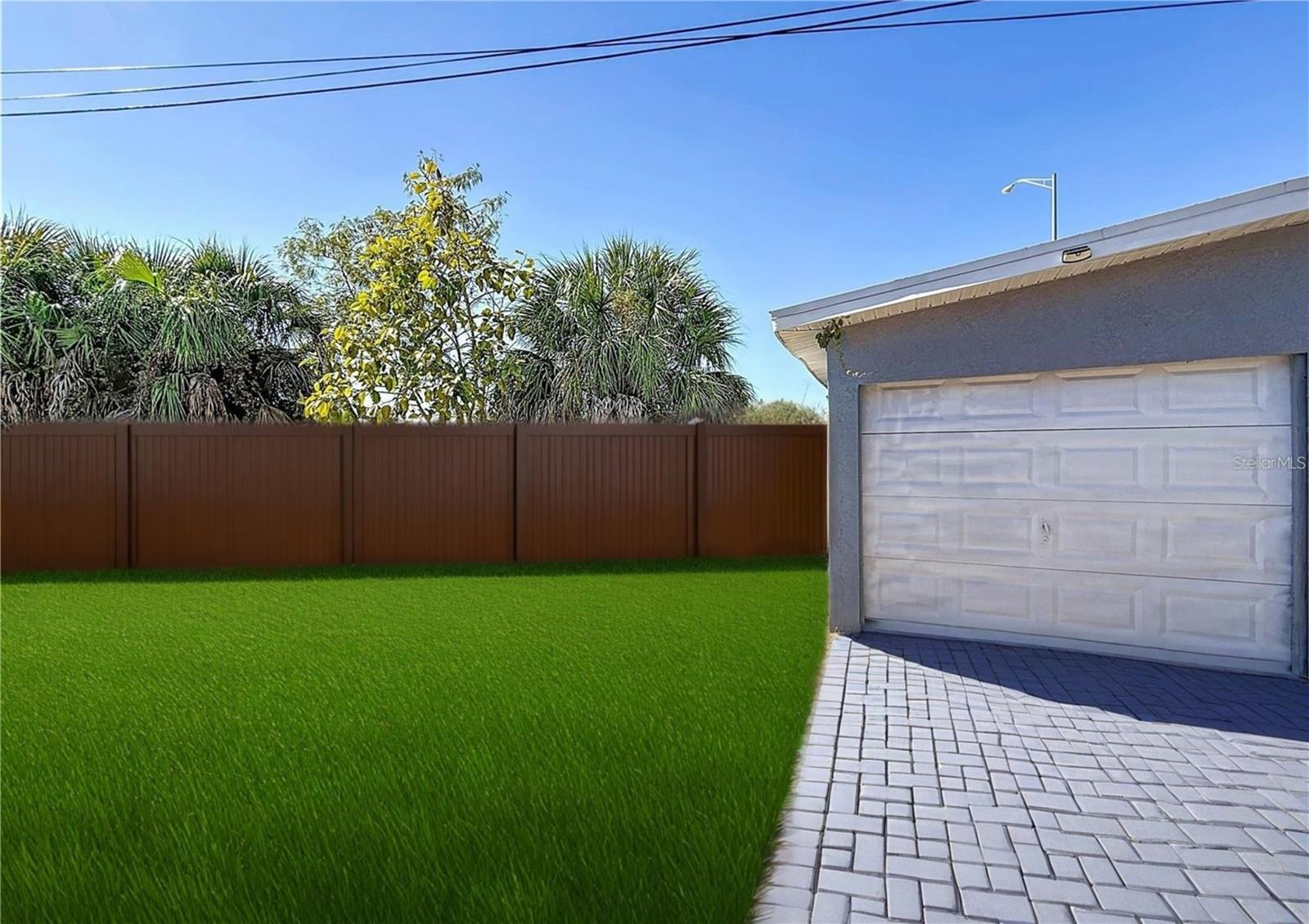 Virtual Render of Yard possibilities