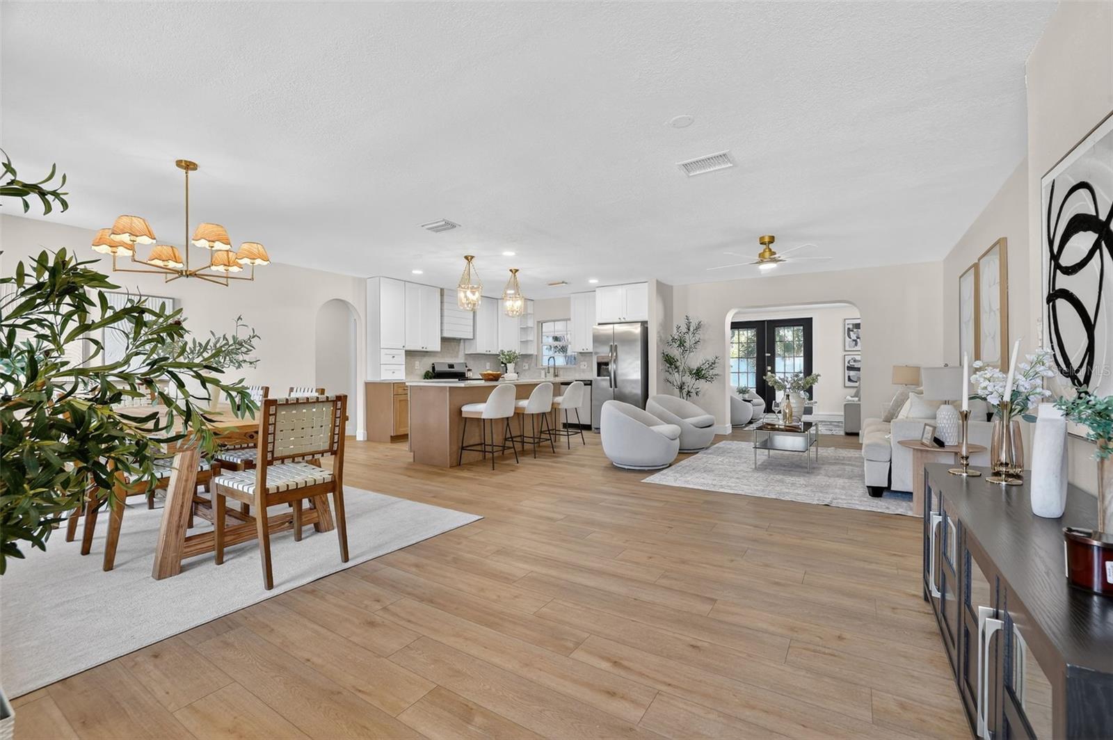 Beautiful Great Room with Natural Light