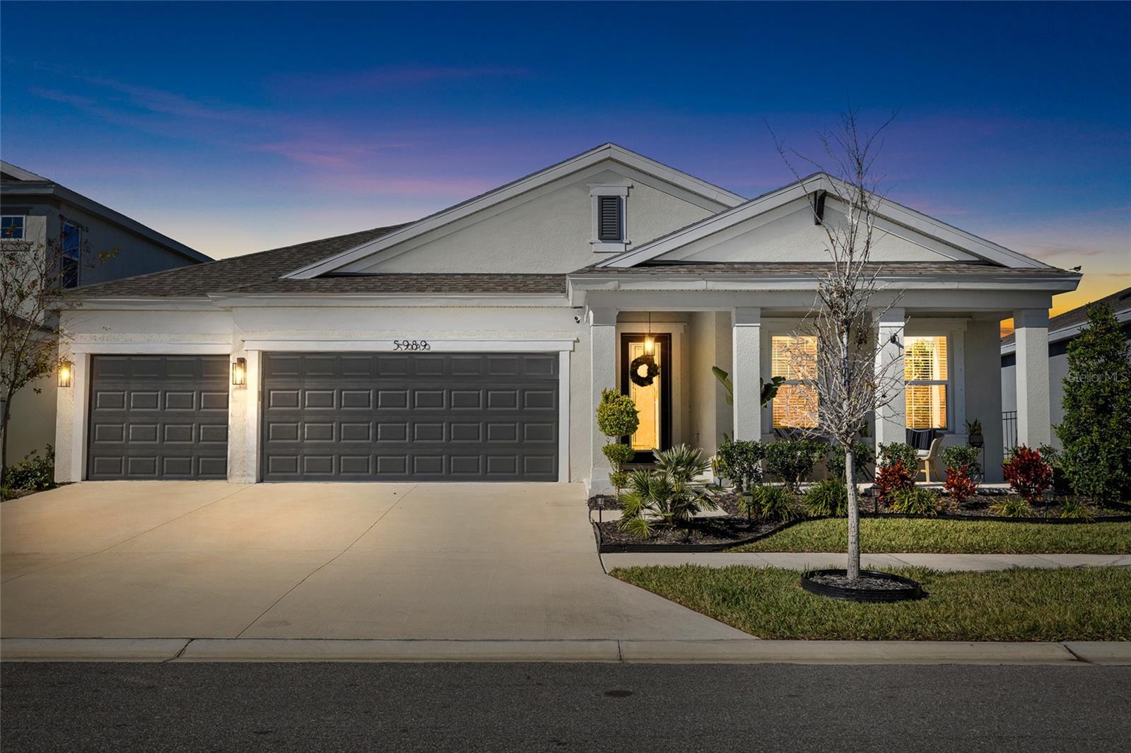 Front Elevation Twilight