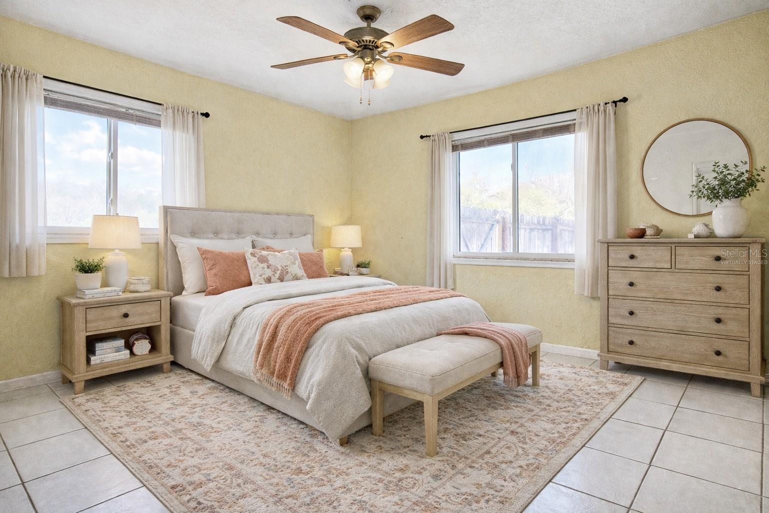 Bedroom 2: Photo has been virtually staged