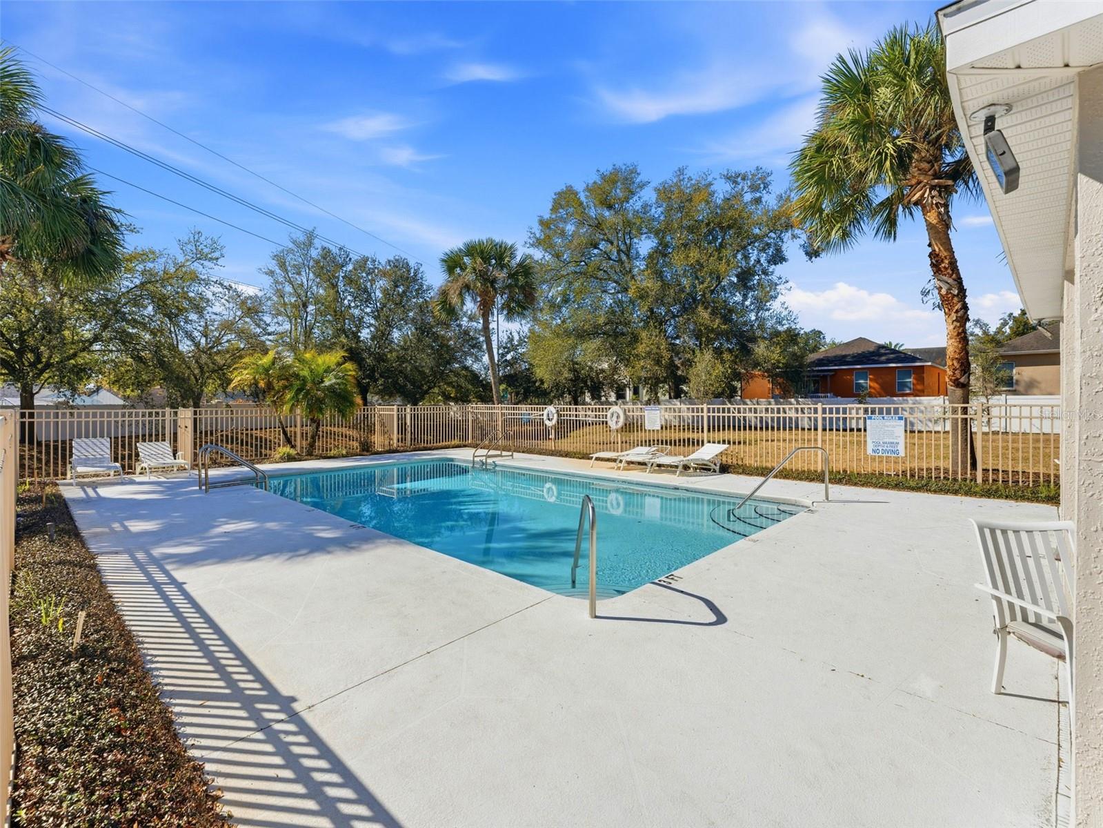 Private community pool