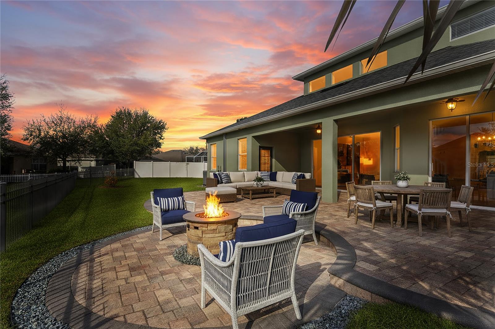 Paver Patio + Firepit