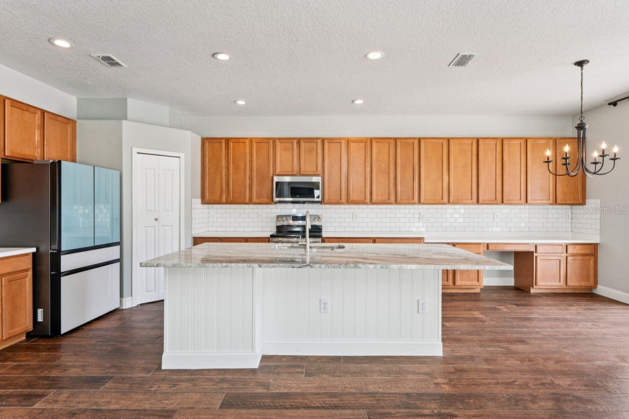 Kitchen view from Family Room