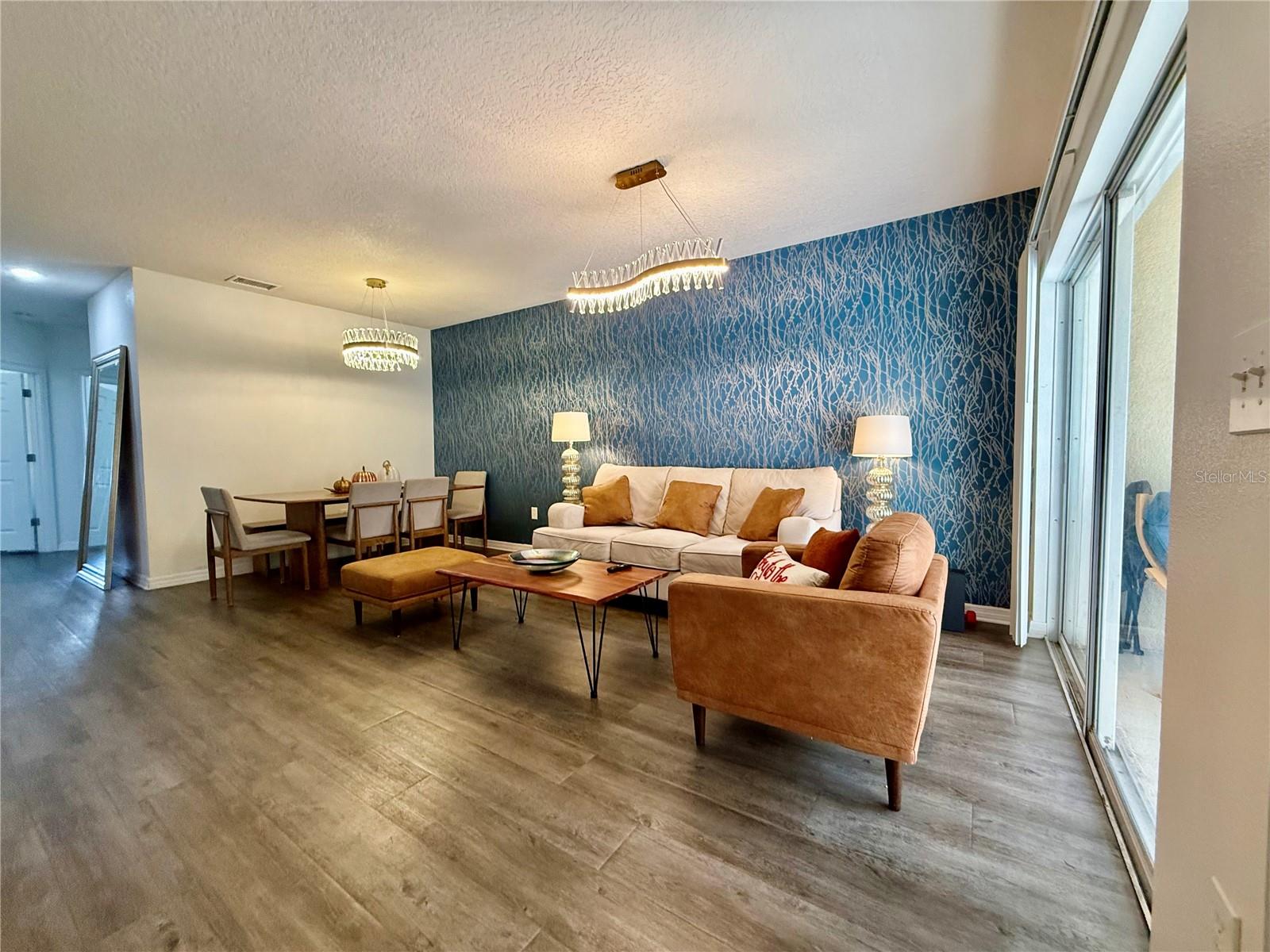 Living Room View from Primary Bedroom