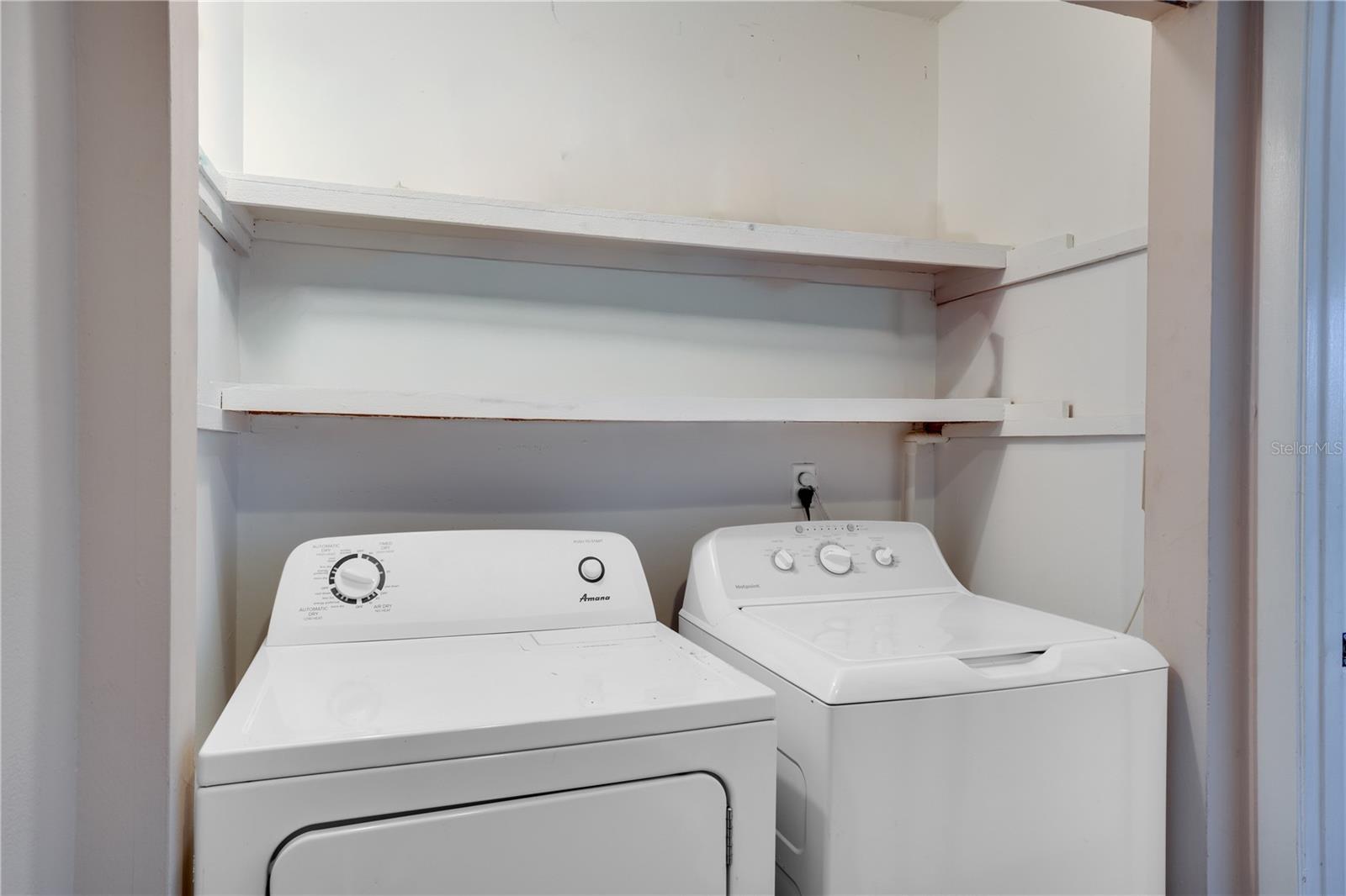 Washer & Dryer upstairs in between both bedrooms