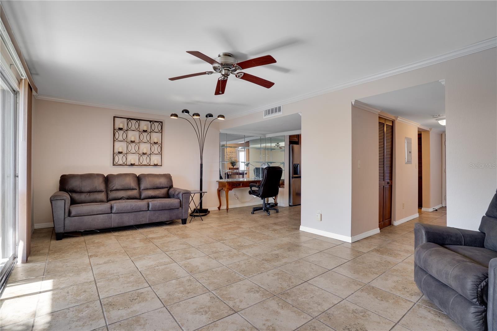 Great room with Balcony overlooking the Bay