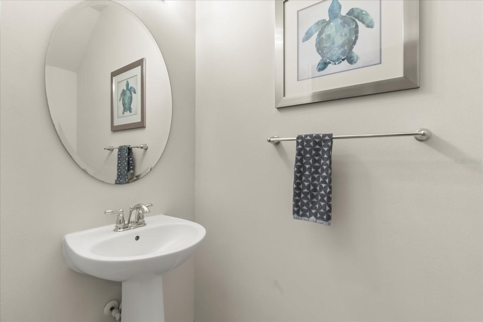 half bath on first floor