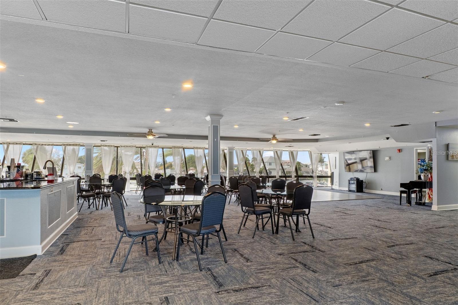 Another view of clubhouse grand room.