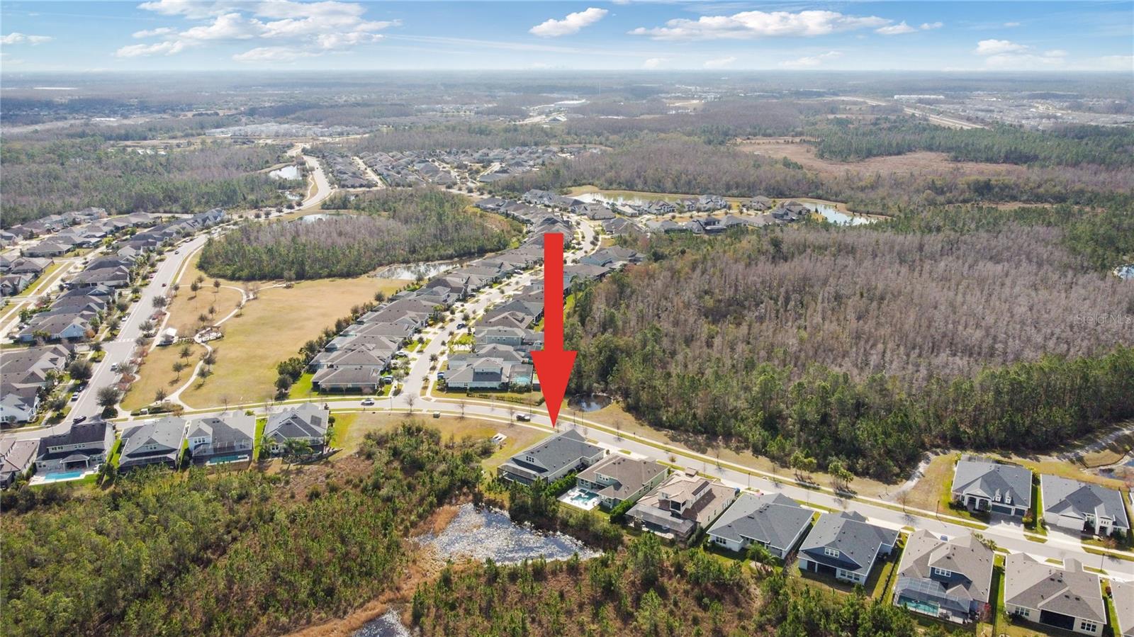 enclave with 3 sides conservation lots