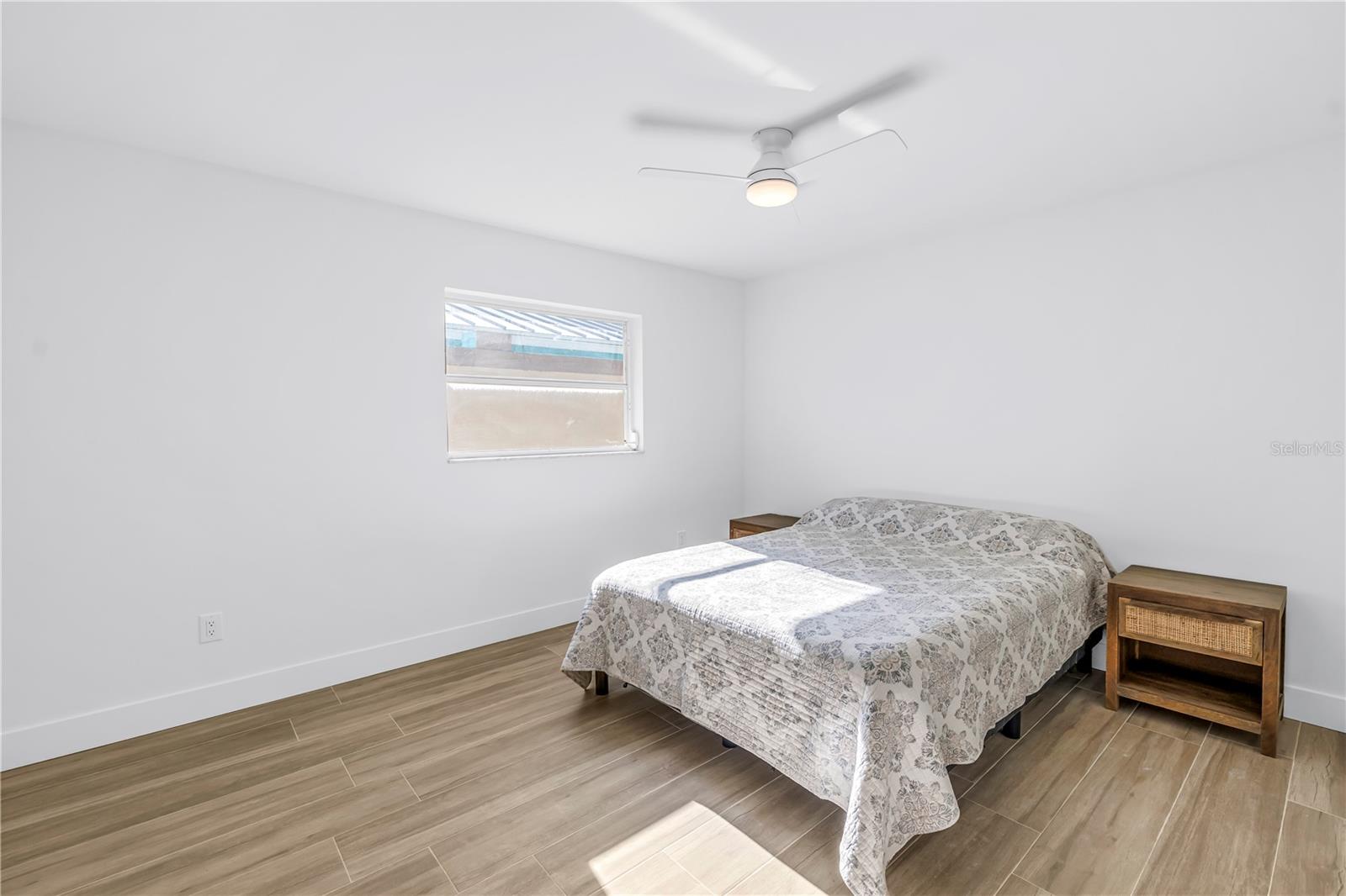 Second bedroom with built in closet