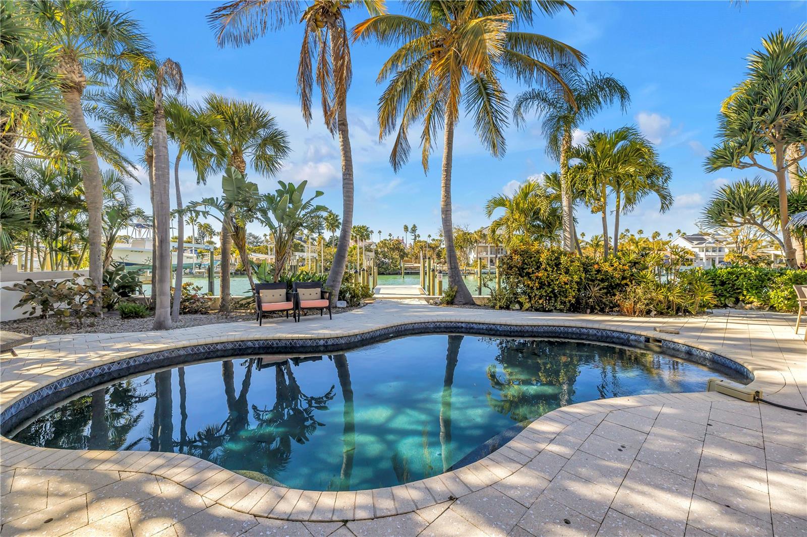 Heated salt water pool