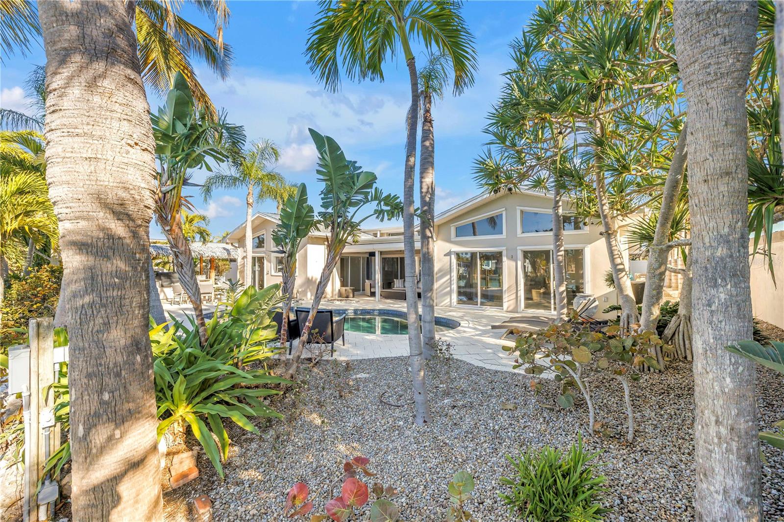 Backyard landscaping