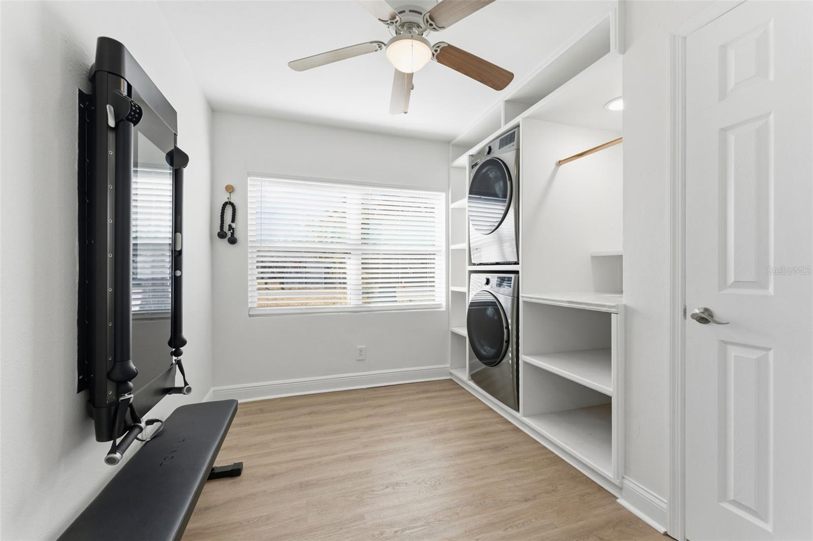 Laundry Room (also used as a gym)