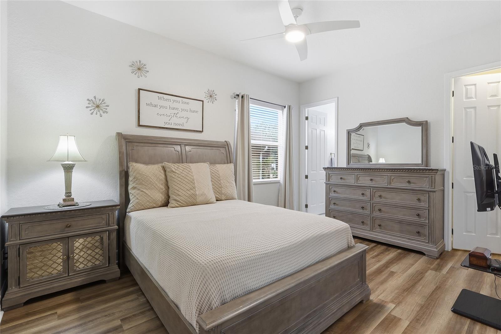 Second bedroom with private full bathroom