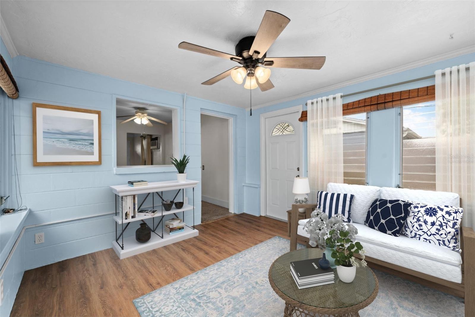 This photo is virtually staged