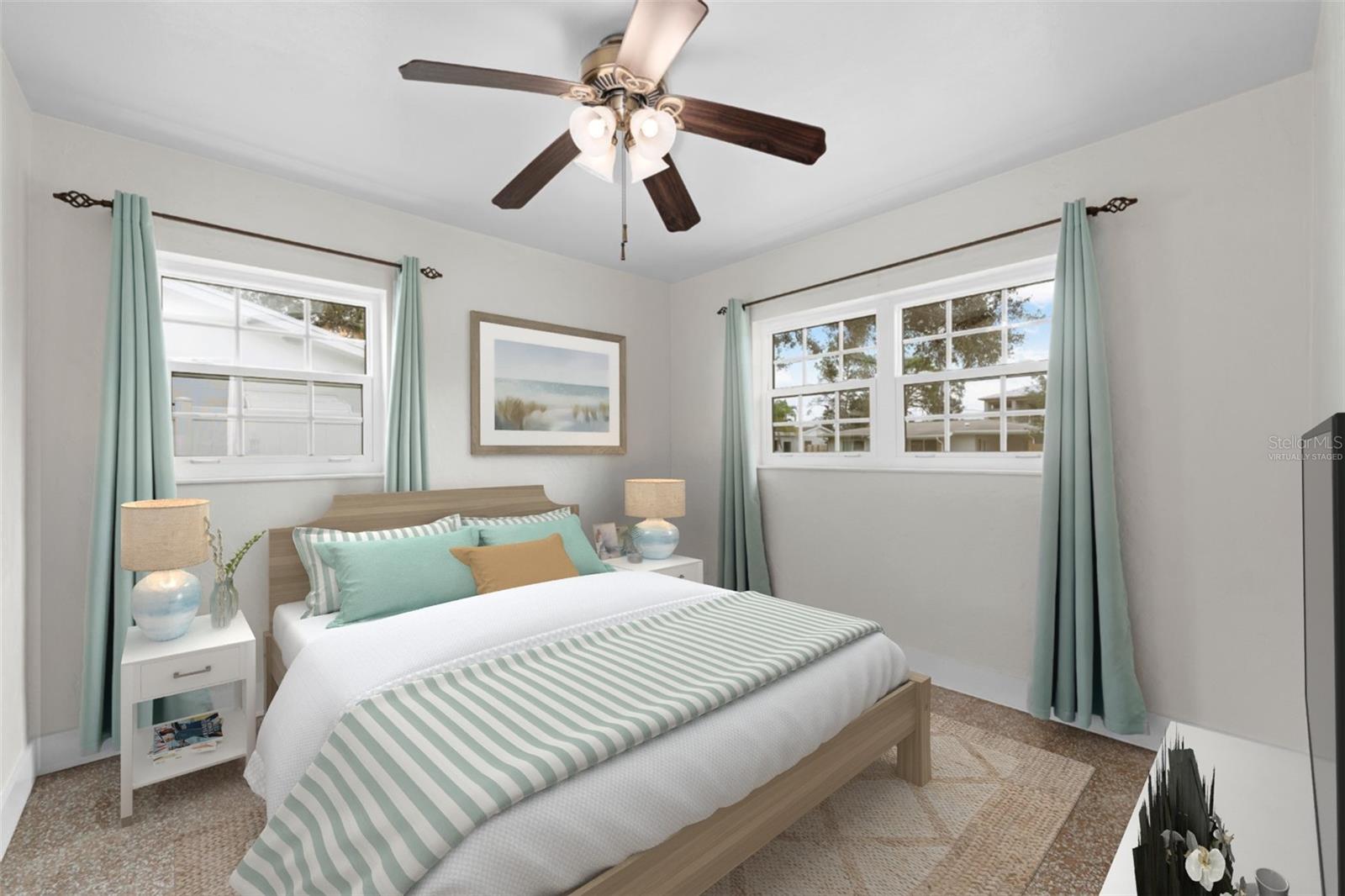 This photo is virtually staged