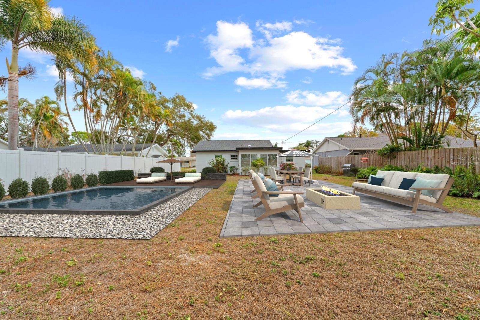 This photo is virtually staged