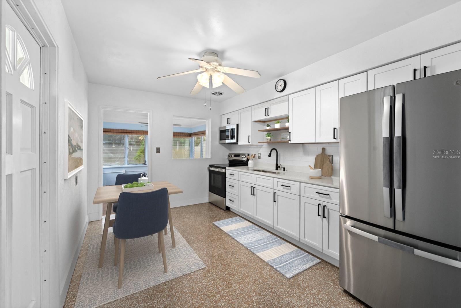 This photo is virtually staged