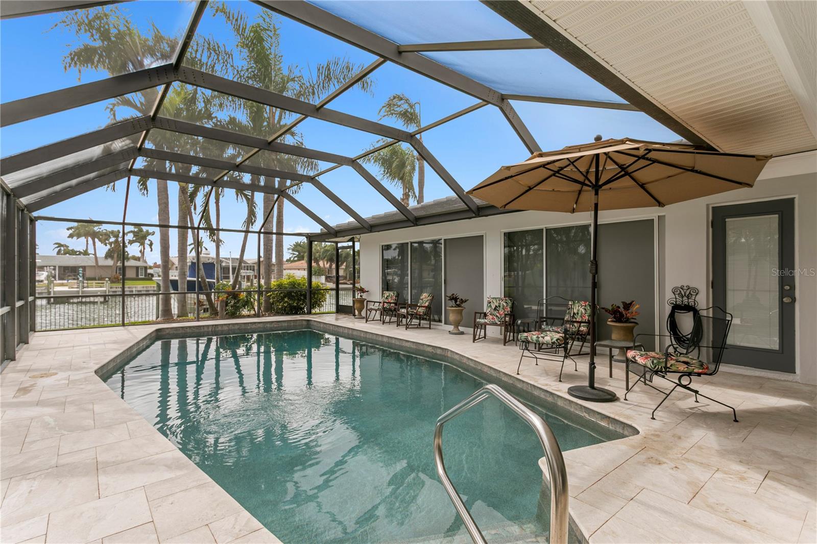 Travertine Pool Deck