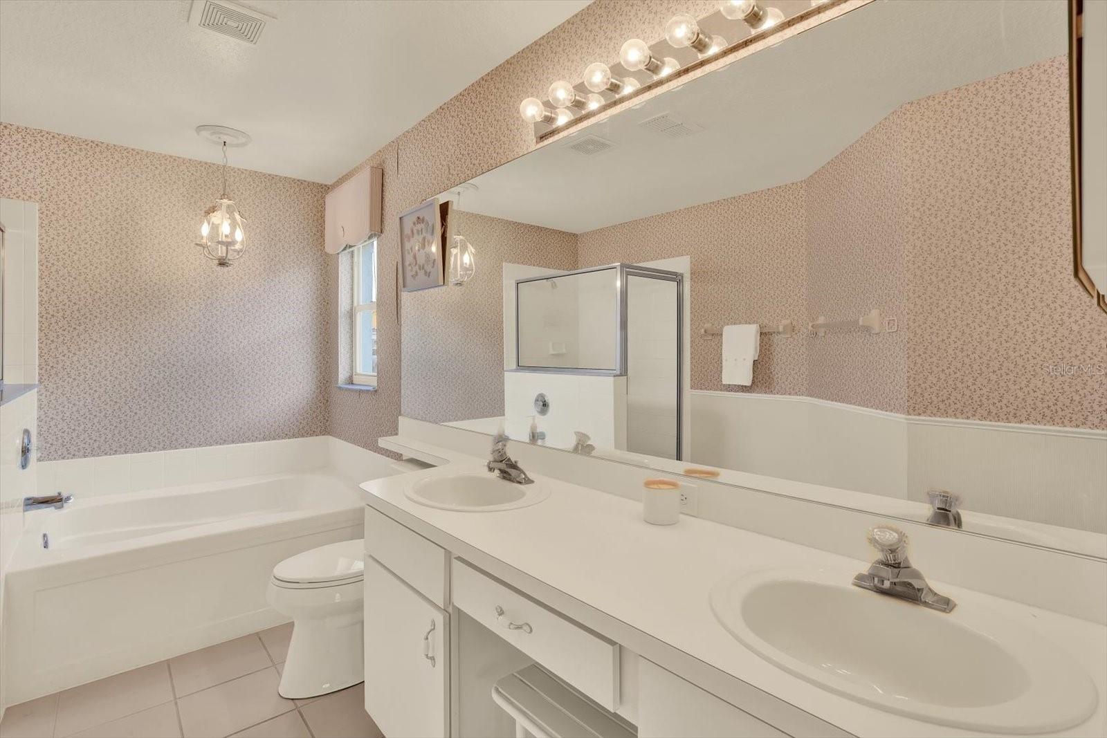 Primary Bathroom with garden tub