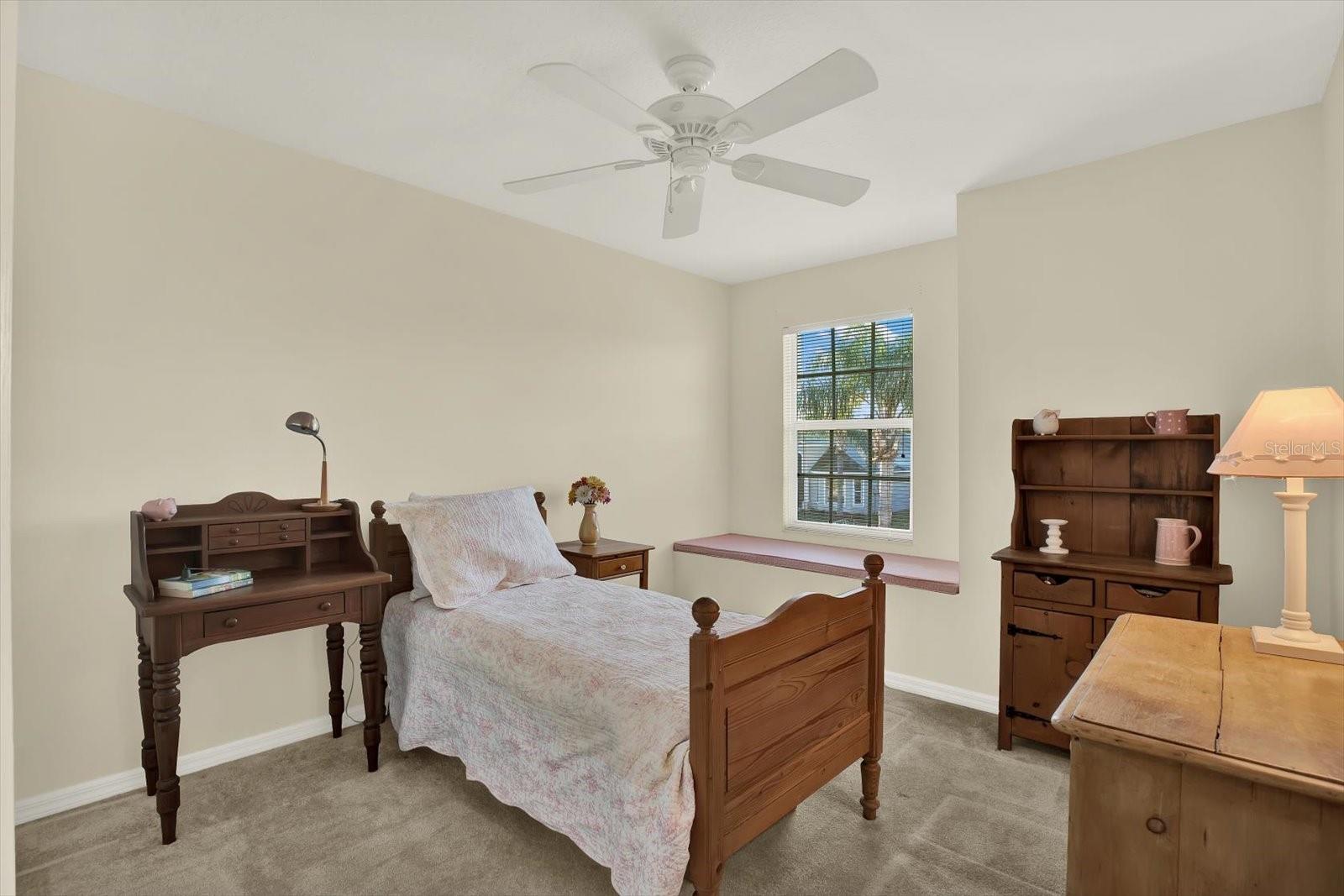 Bedroom #3 with window seat