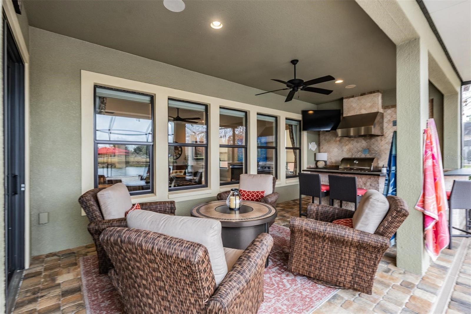 Outdoor seating area