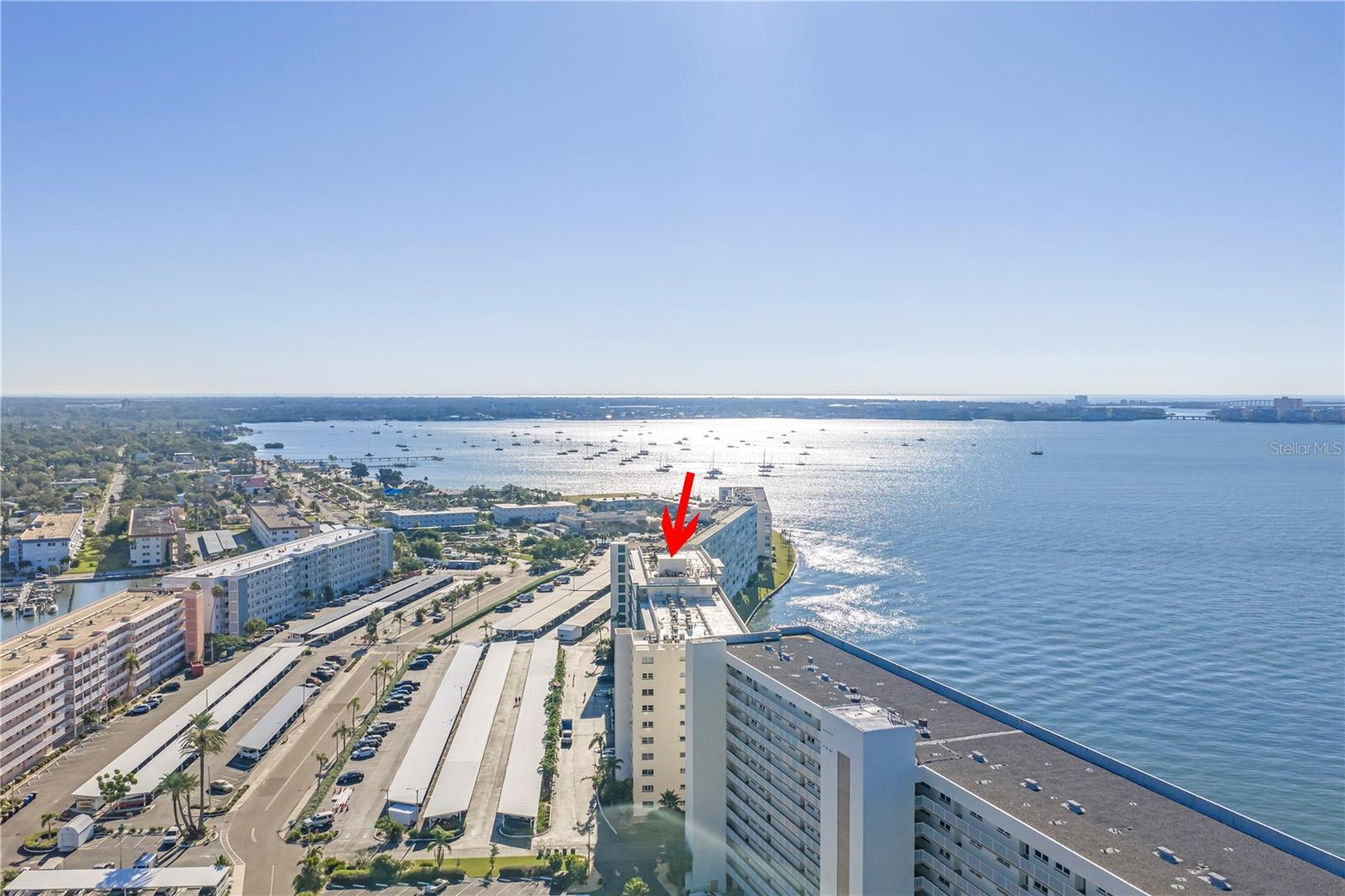 Facing south towards Gulfport