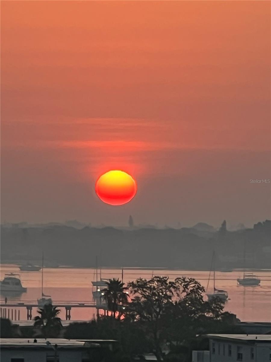 Beautiful views of sunsets