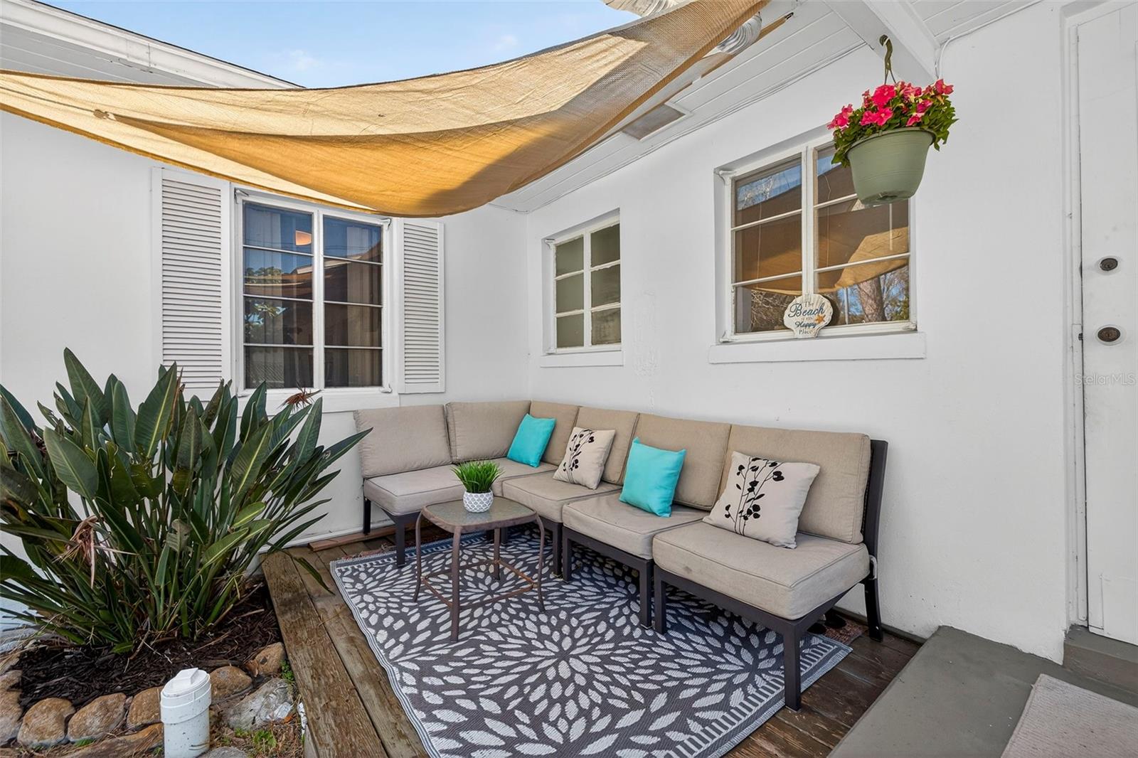 Back porch - great area for entertaining