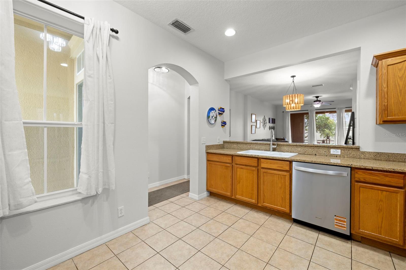 Kitchen Entrance with Breakfast Nook
