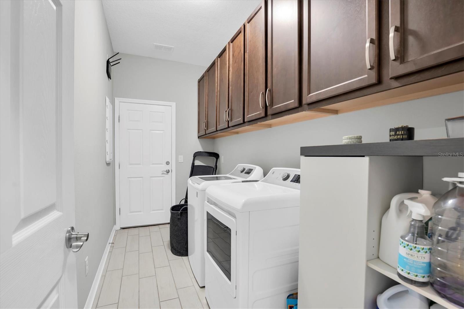 Laundry room by garage and kitchen