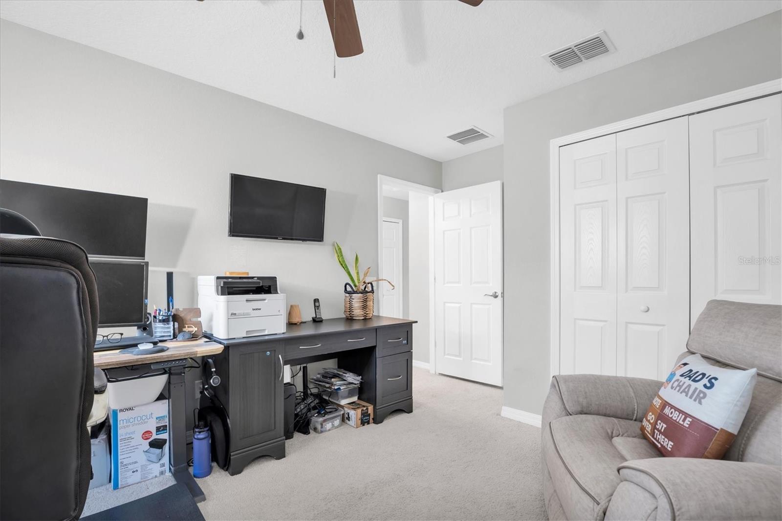 4th bedroom upstairs/office