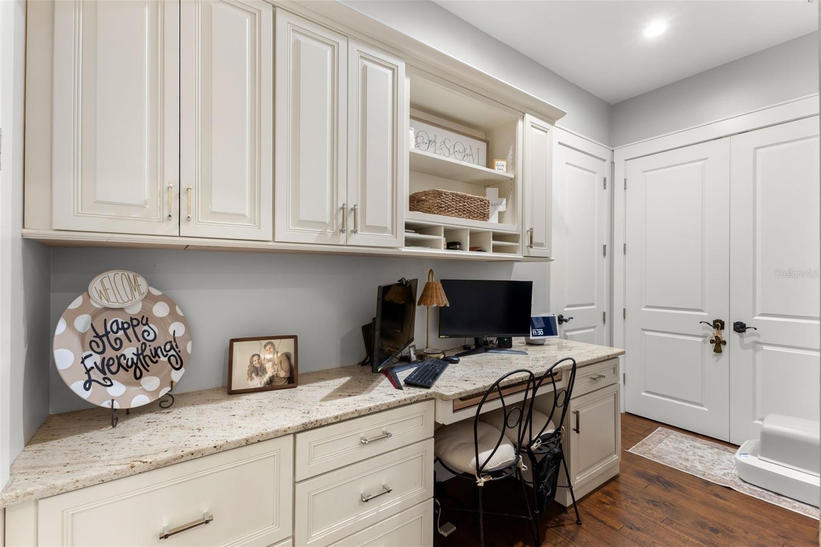 Office Area, right behind the kitchen.