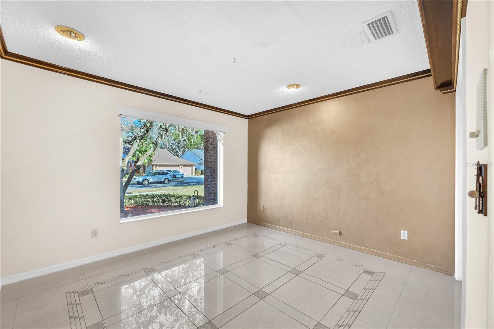 Bedroom #3 has direct access to the Jack-and-Jill bathroom.