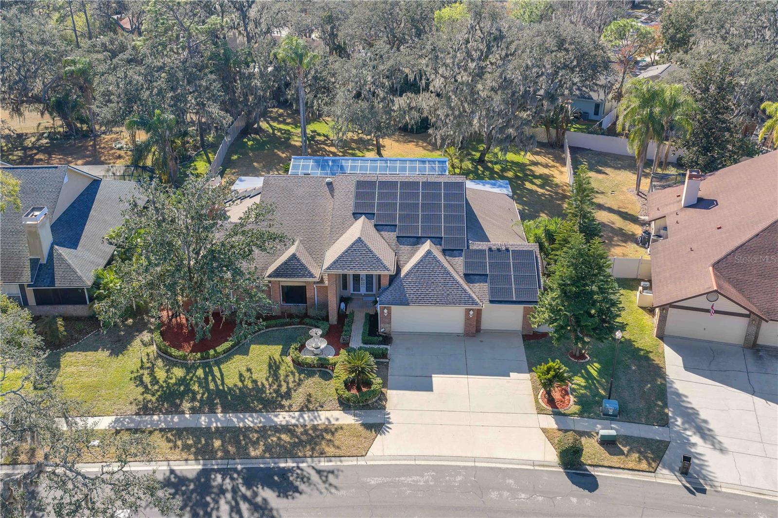 Aerial view of 2545 Mason Oaks.