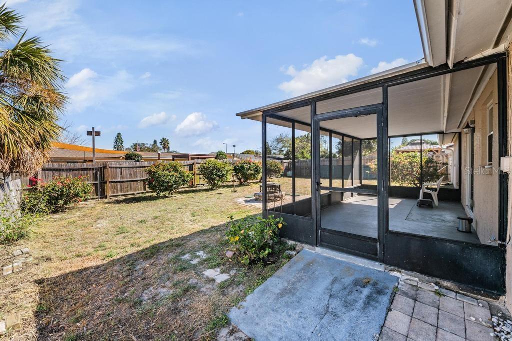 Back Porch, covered and screened