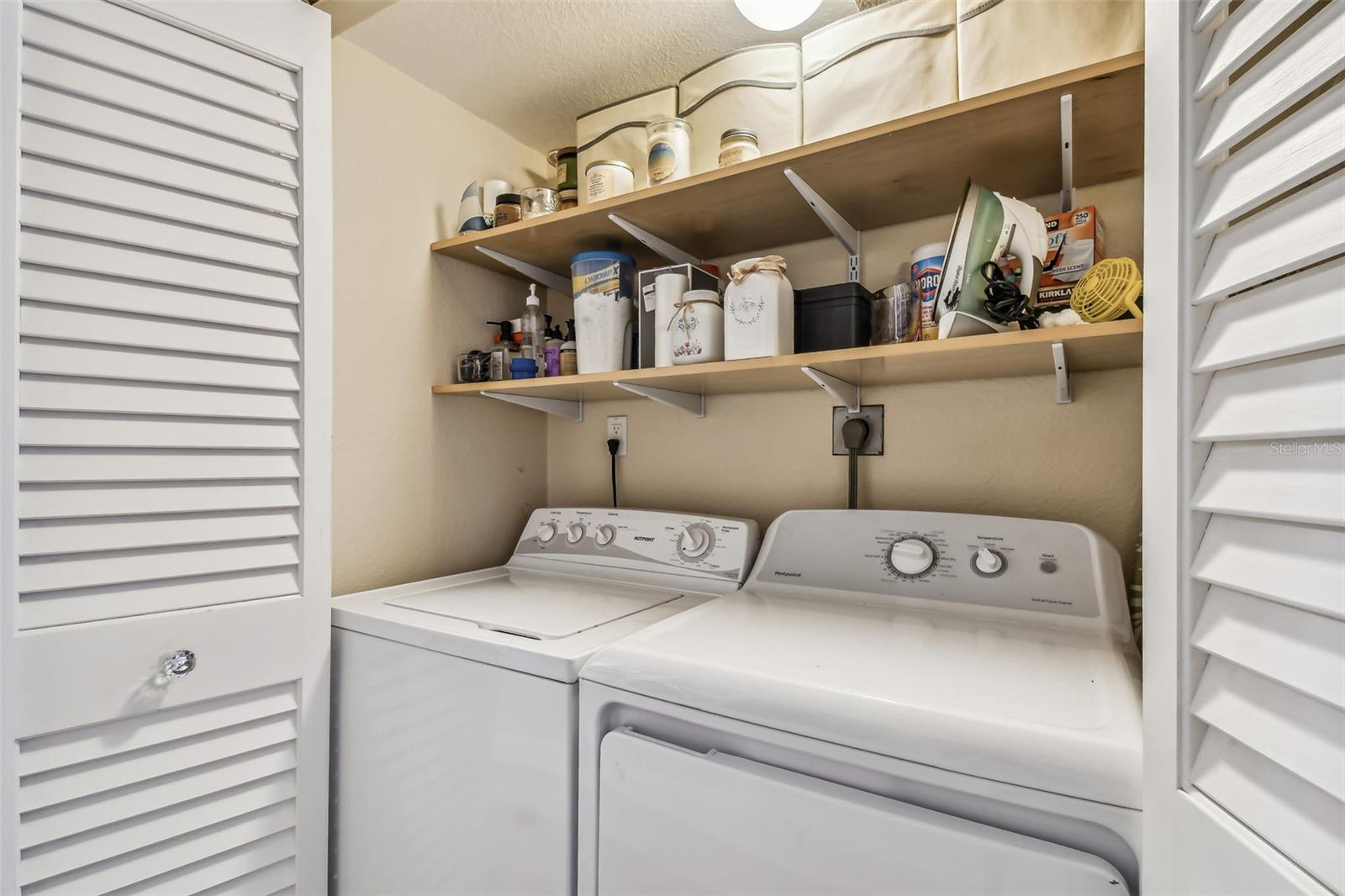 Laundry area inside unit