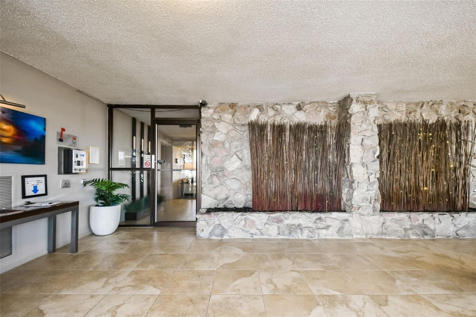 Secure lobby access with call box