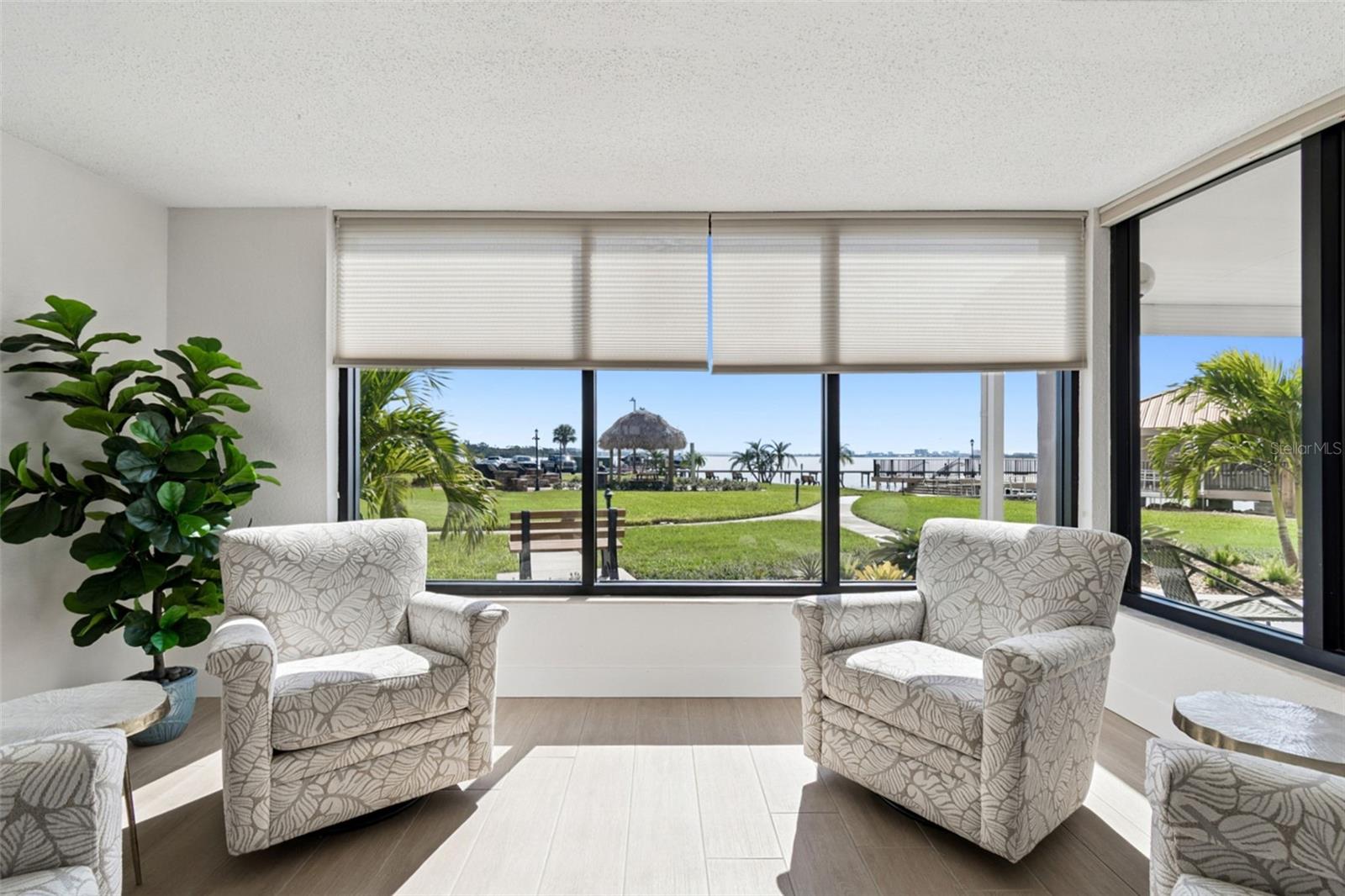 Freshly renovated lobby