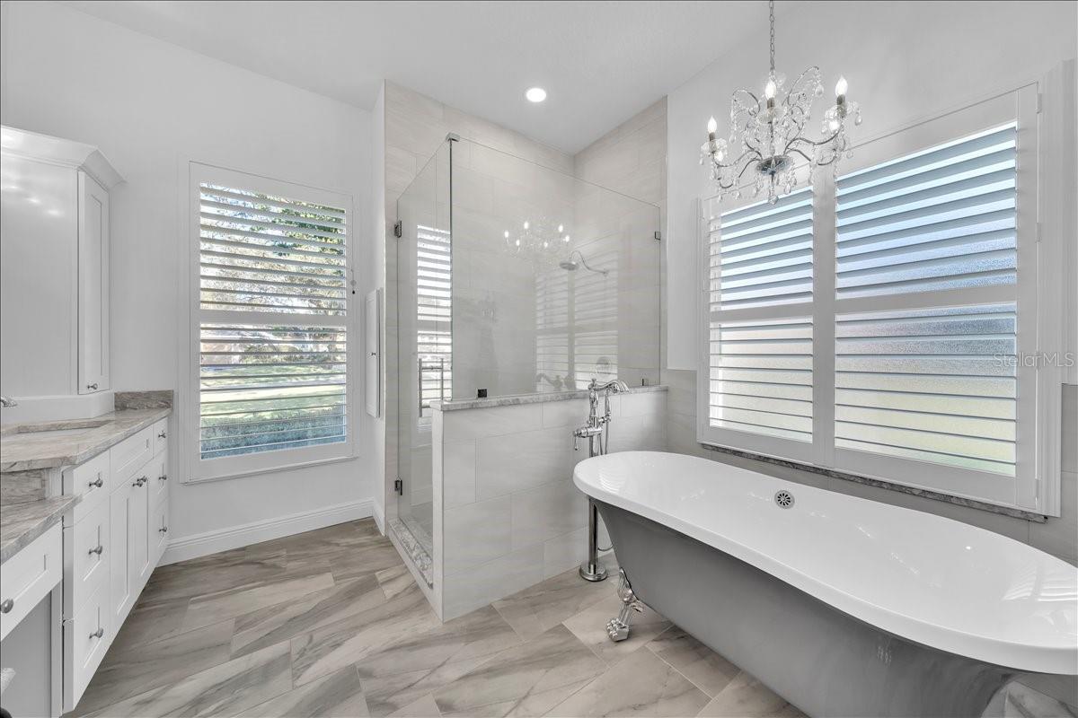 Beautifully updated spa-like primary bath!