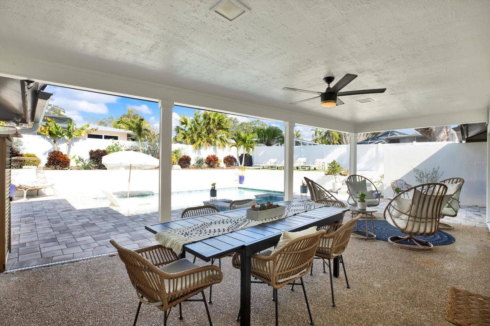 Outdoor covered patio