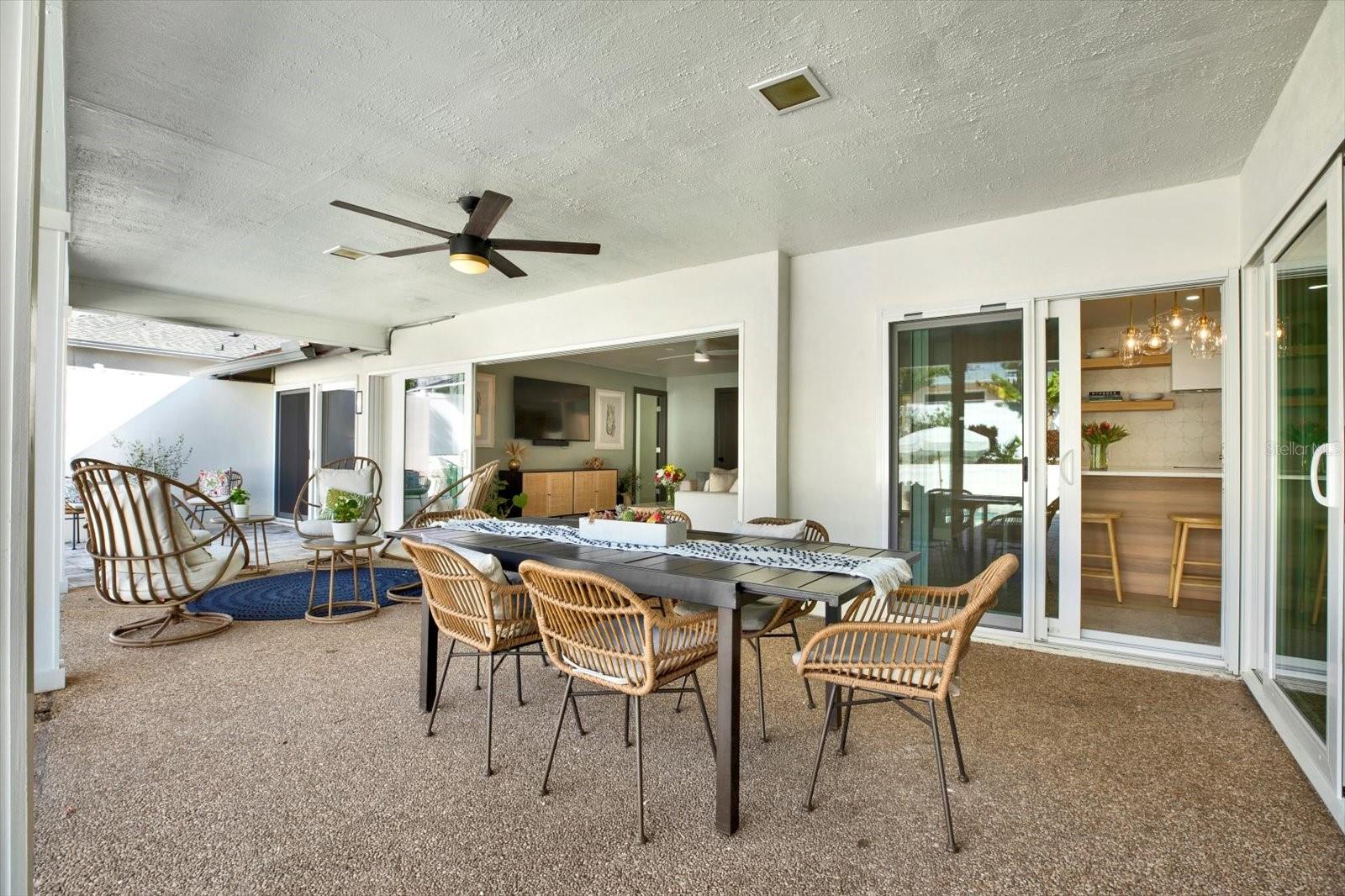 Outdoor covered patio