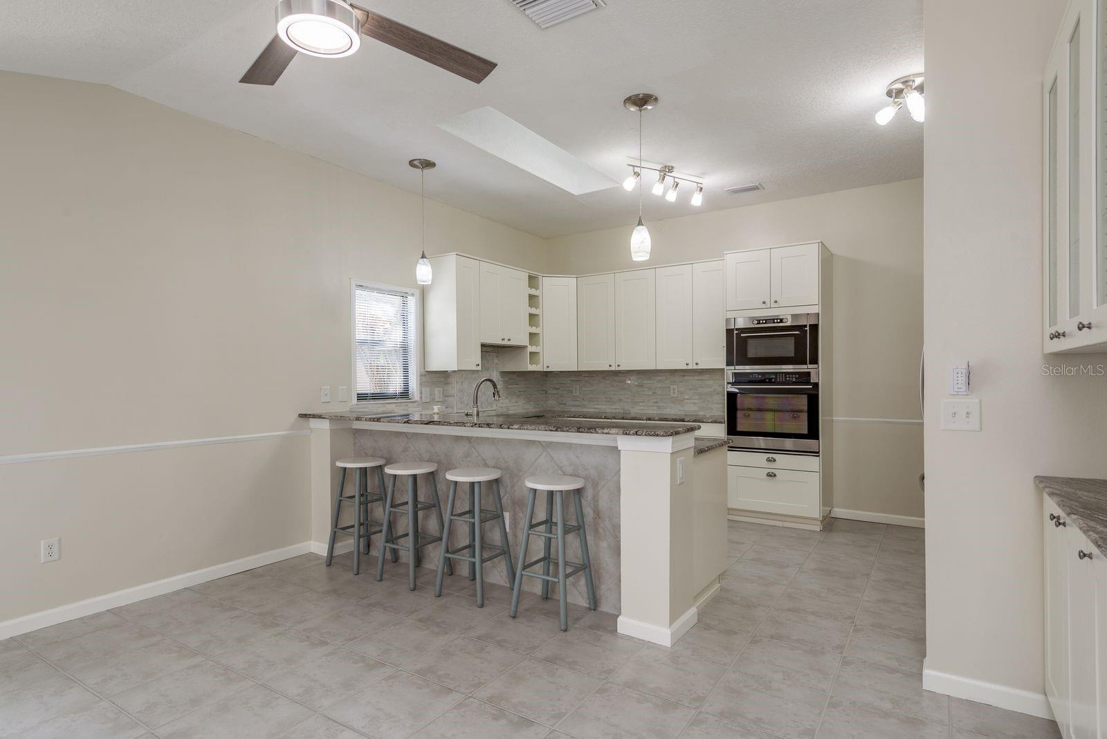 kitchen and dining room