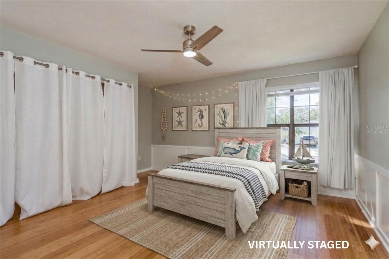 bedroom - virtually staged